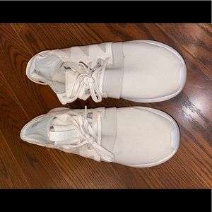 cream adidas sneakers